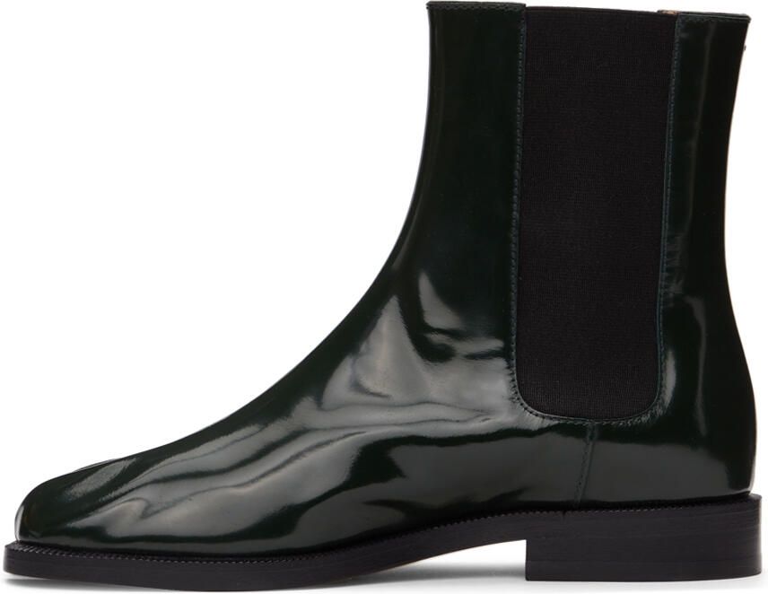 Maison Margiela Green Beatles Tabi Boots - Picture 3