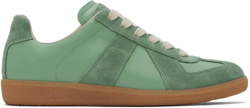 Maison Margiela Green Replica Sneakers - Picture 5