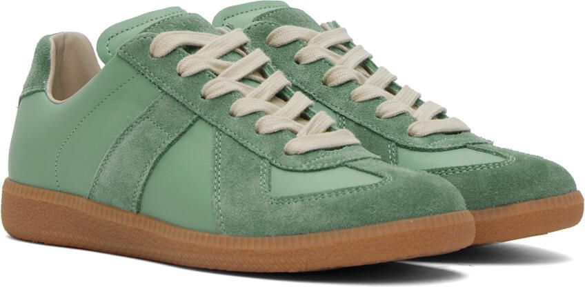 Maison Margiela Green Replica Sneakers - Picture 3