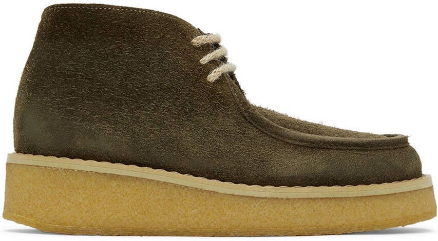 Maison Margiela Green Suede Boots