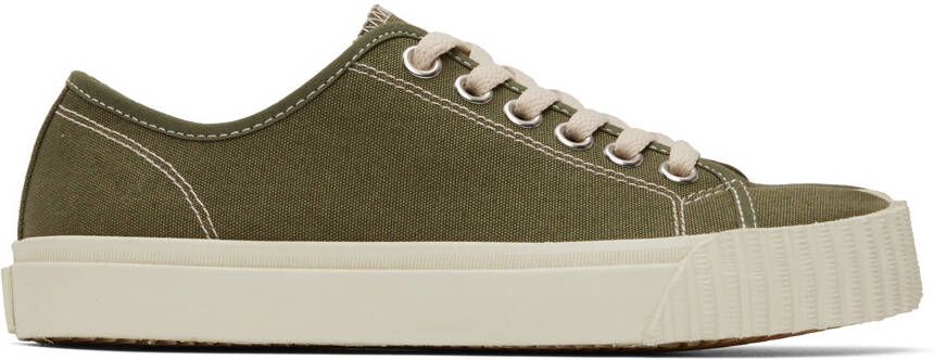 Maison Margiela Green Tabi Sneakers - Picture 8