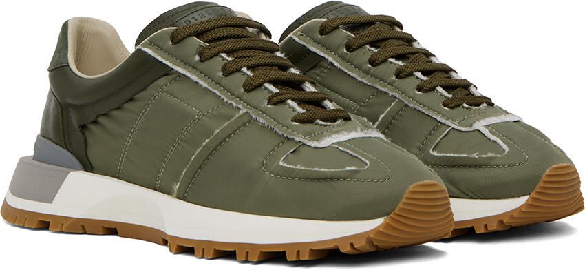 Maison Margiela Khaki 50-50 Sneakers - Picture 2
