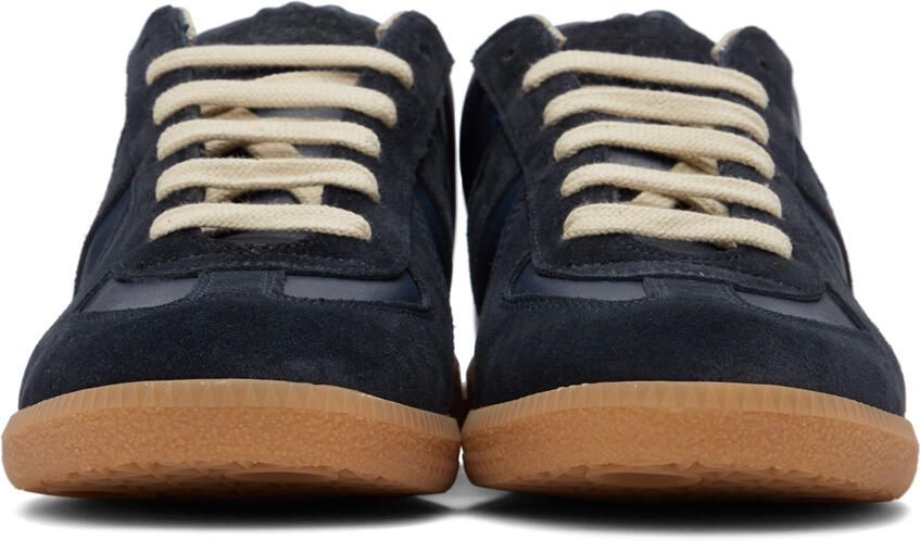 Maison Margiela Navy Replica Sneakers - Picture 2
