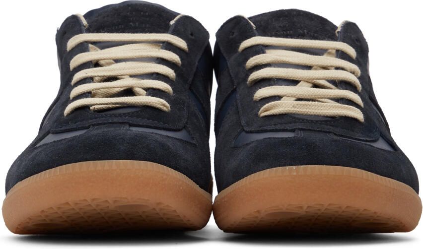 Maison Margiela Navy Replica Sneakers - Picture 3