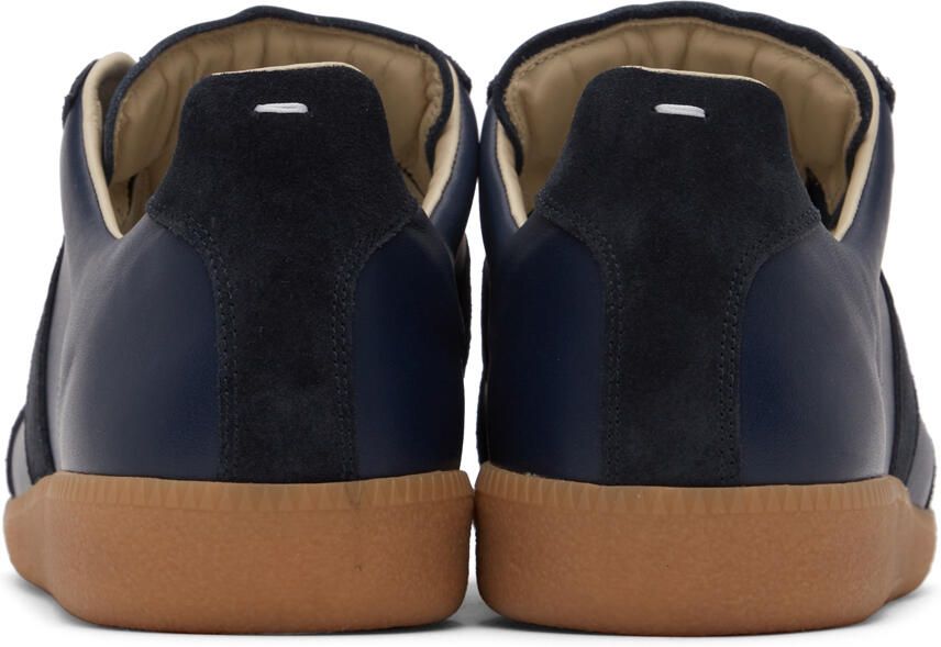 Maison Margiela Navy Replica Sneakers - Picture 2