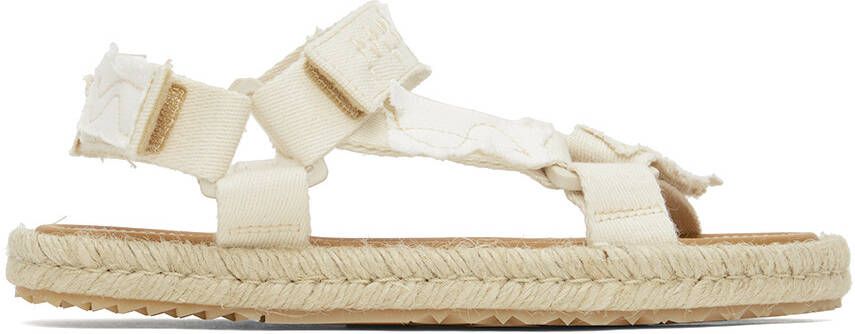 Maison Margiela Off-White Patchwork Hiking Sandals - Picture 5