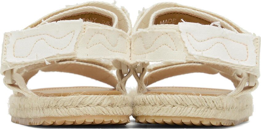 Maison Margiela Off-White Patchwork Hiking Sandals