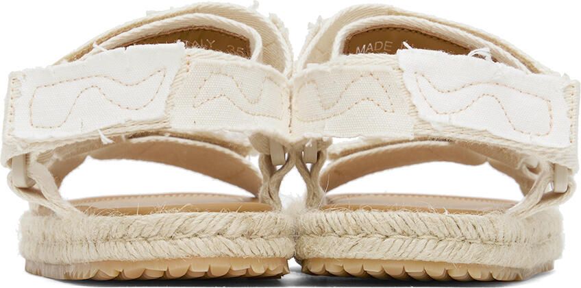 Maison Margiela Off-White Patchwork Hiking Sandals