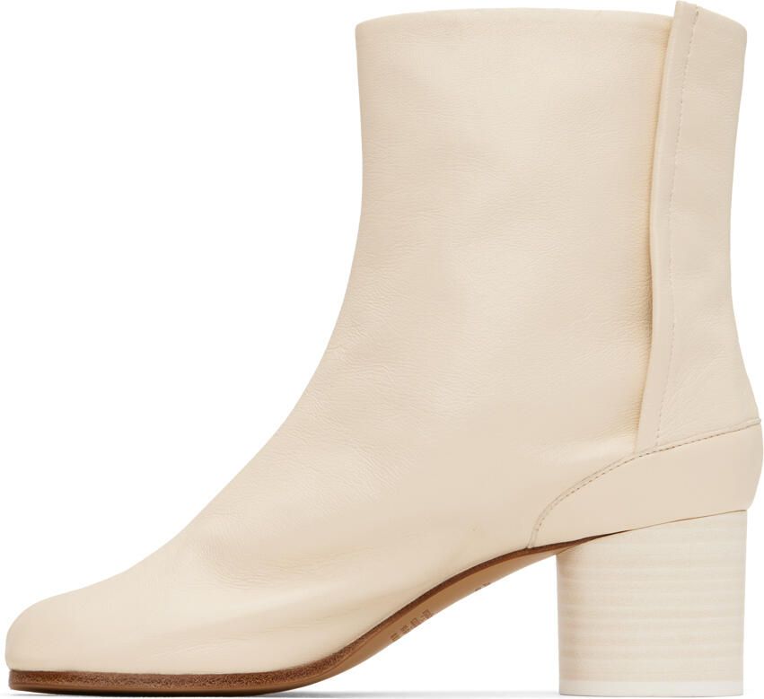 Maison Margiela Off-White Tabi Ankle Boots - Picture 2