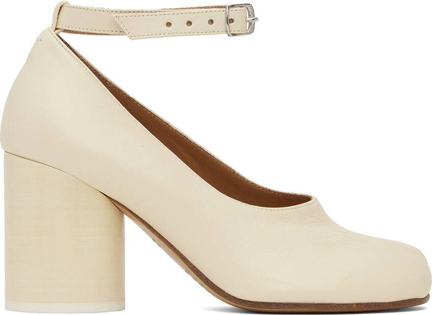 Maison Margiela Off-White Tabi Pumps - Picture 5
