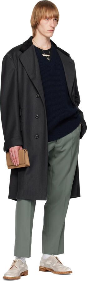 Maison Margiela Off-White Velvet Derbys - Picture 4