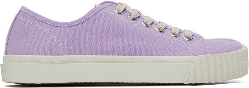 Maison Margiela Purple Tabi Sneakers - Picture 5