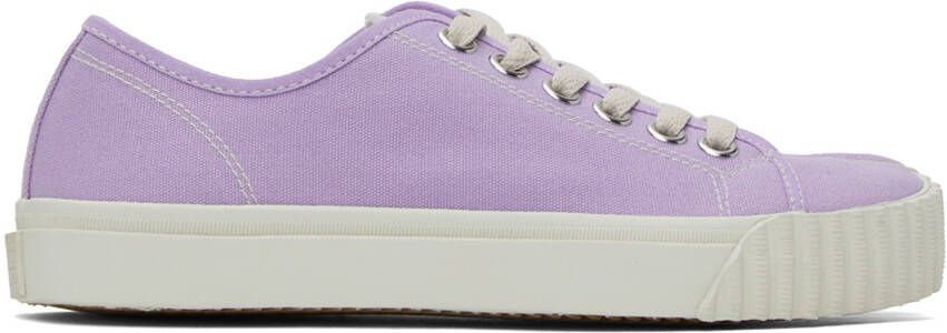 Maison Margiela Purple Tabi Sneakers - Picture 5