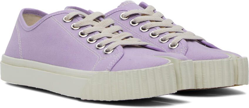 Maison Margiela Purple Tabi Sneakers - Picture 2