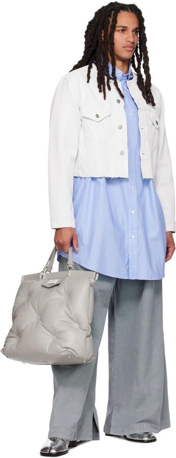 Maison Margiela Silver Broken Mirror Tabi Boots - Picture 5