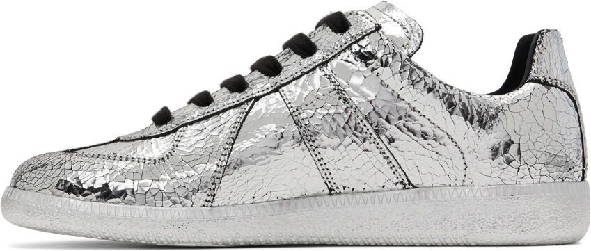 Maison Margiela Silver Replica Sneakers - Picture 3