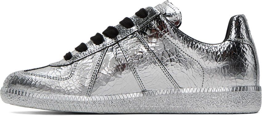 Maison Margiela Silver Replica Sneakers - Picture 3