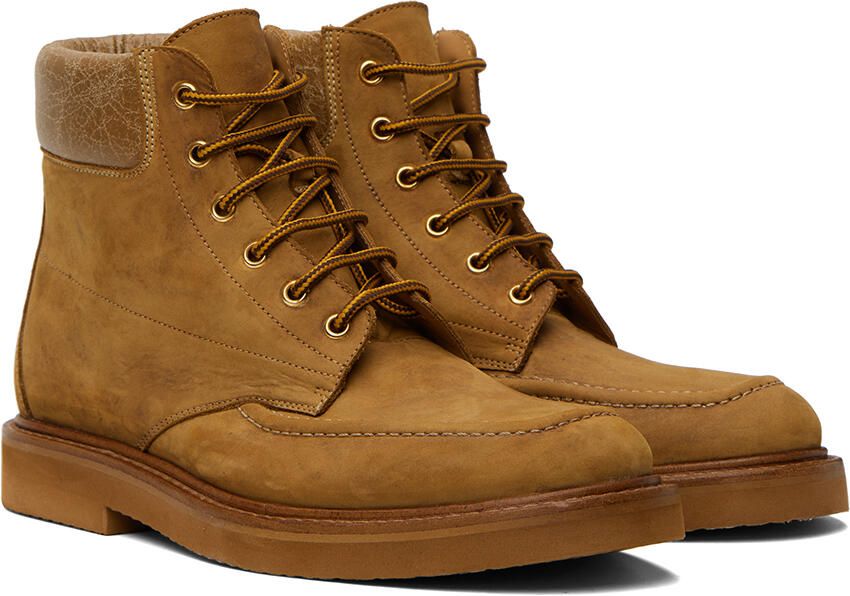 Maison Margiela Tan Artist Boots - Picture 2