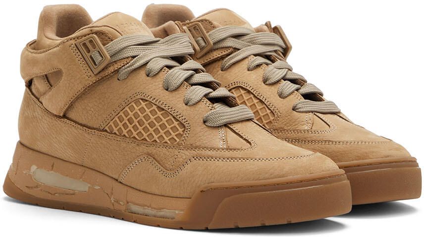 Maison Margiela Tan DDstk Sneakers - Picture 2