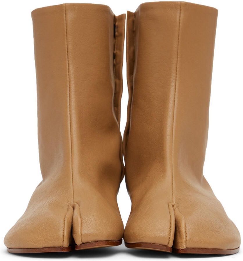 Maison Margiela Tan Tabi Ankle Boots