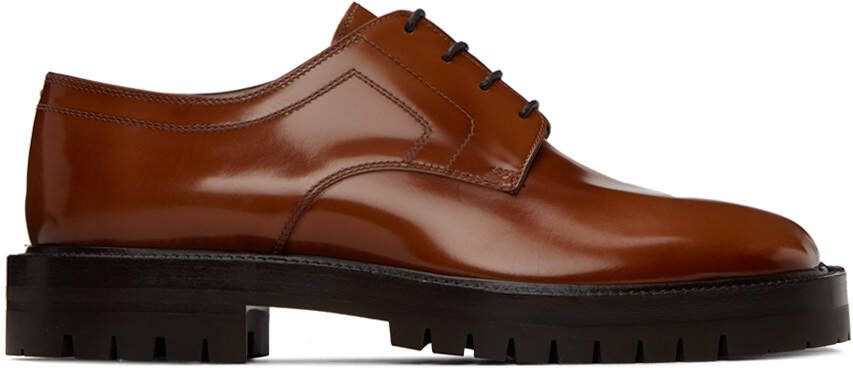 Maison Margiela Tan Tabi Lace-Up Derbys - Picture 4