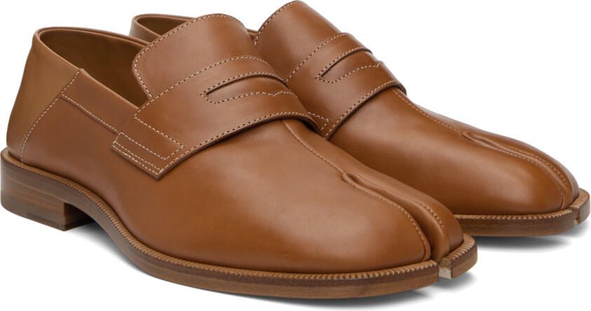 Maison Margiela Tan Tabi Loafers - Picture 2