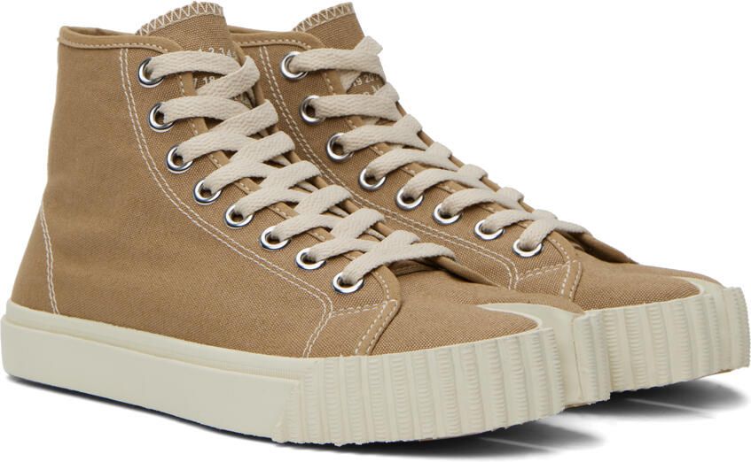 Maison Margiela Tan Tabi Sneakers - Picture 2