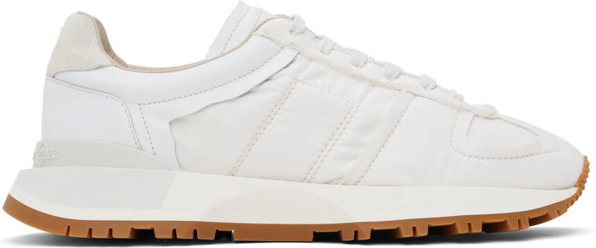Maison Margiela White Evolution Runner Sneakers - Picture 5