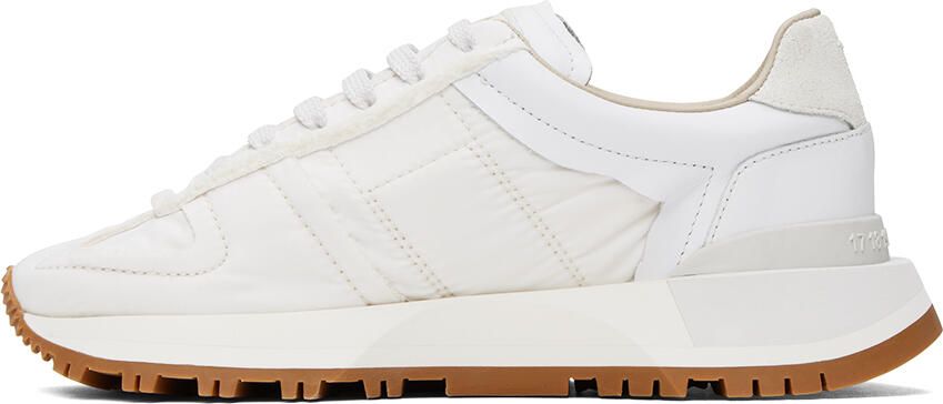 Maison Margiela White Evolution Runner Sneakers - Picture 7