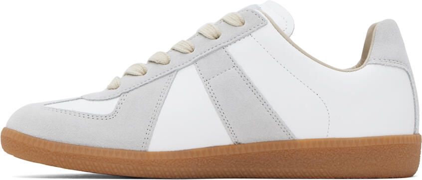 Maison Margiela White & Gray Replica Sneakers - Picture 8