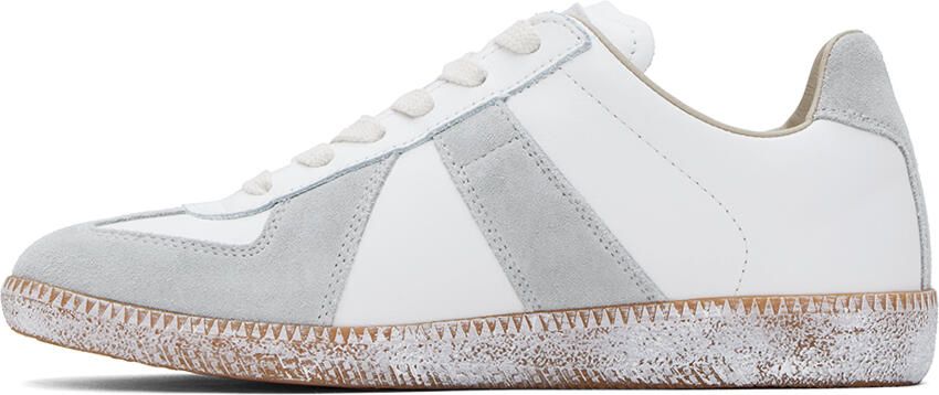 Maison Margiela White & Gray Replica Sneakers - Picture 3