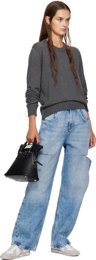 Maison Margiela White & Gray Replica Sneakers - Picture 4