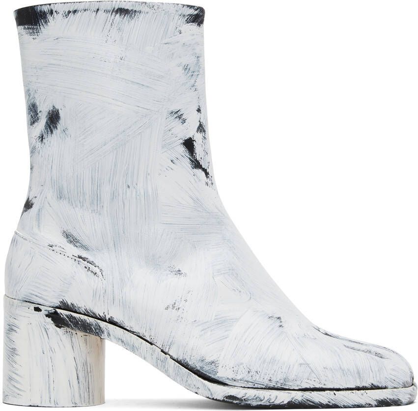 Maison Margiela White Tabi Bianchetto Boots - Picture 9