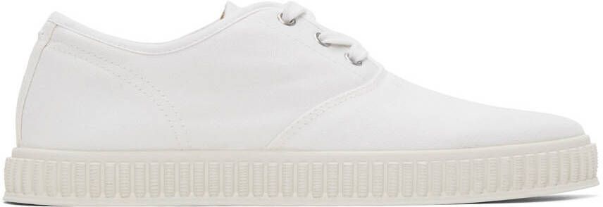 Maison Margiela White Canvas Sneakers - Picture 5