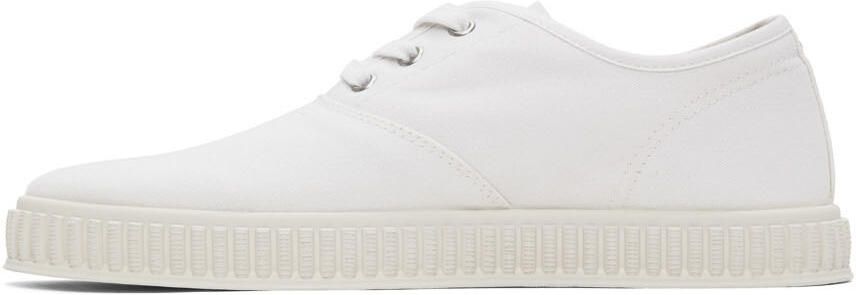 Maison Margiela White Canvas Sneakers - Picture 4
