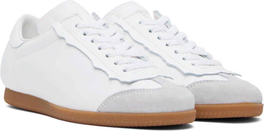 Maison Margiela White Featherlight Sneakers - Picture 6