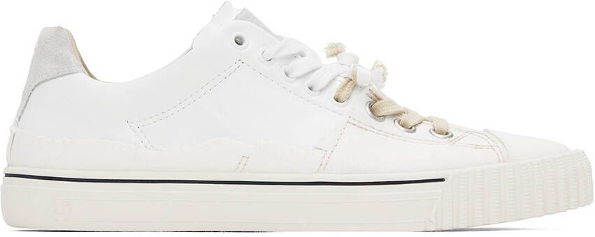 Maison Margiela White New Evolution Sneakers - Picture 5