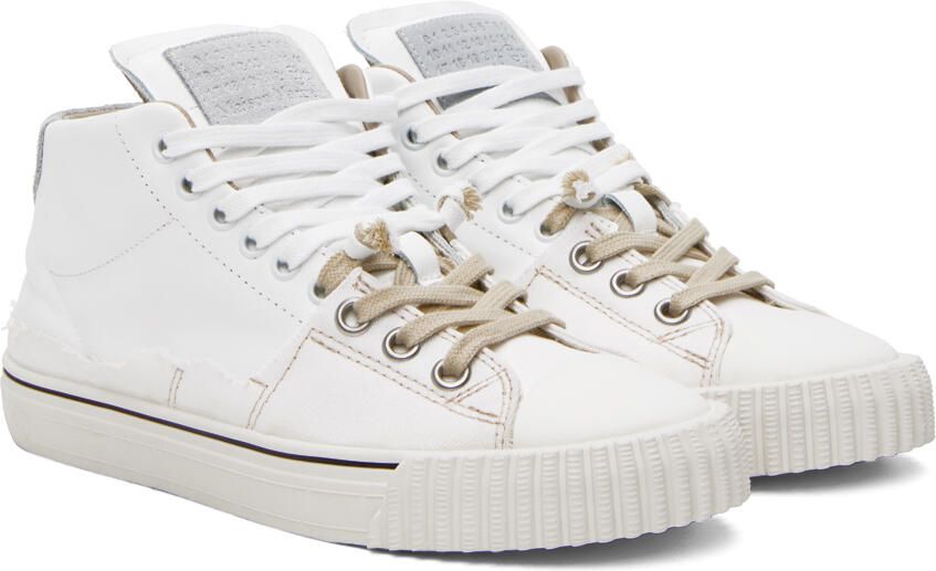 Maison Margiela White New Evolution Sneakers - Picture 2