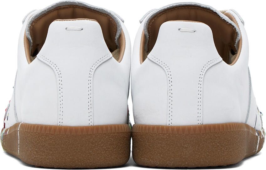 Maison Margiela Black Paint Replica Sneakers