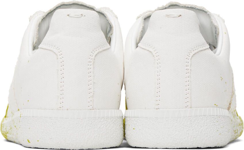 Maison Margiela White Paint Replica Sneakers