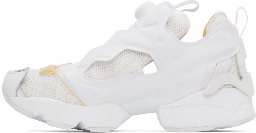 Maison Margiela White Reebok Classics Edition Instapump Fury Memory Of Sneakers - Picture 4