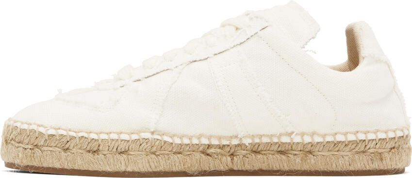 Maison Margiela White Replica Espadrilles - Picture 3