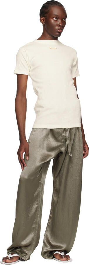 Maison Margiela White Tabi Flip Flops