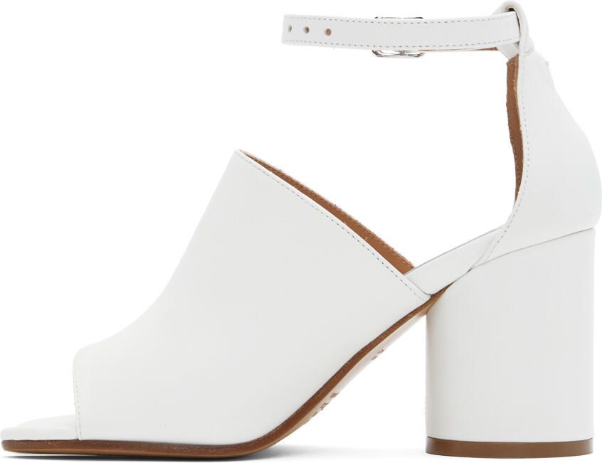 Maison Margiela White Tabi Heeled Sandals - Picture 3