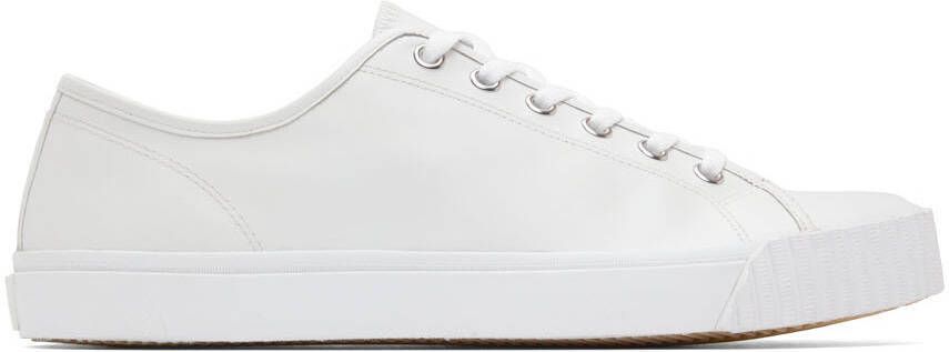 Maison Margiela White Tabi Sneakers - Picture 5