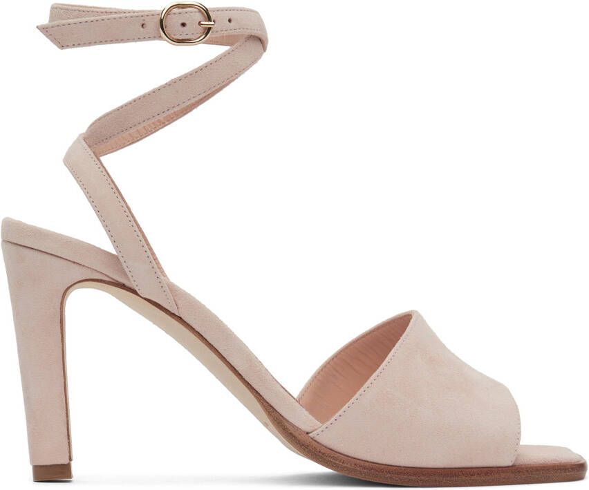 Manolo Blahnik Beige Araspe Heeled Sandals - Picture 5