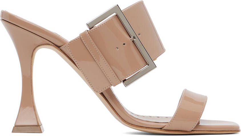 Manolo Blahnik Beige Arremu Heeled Sandals