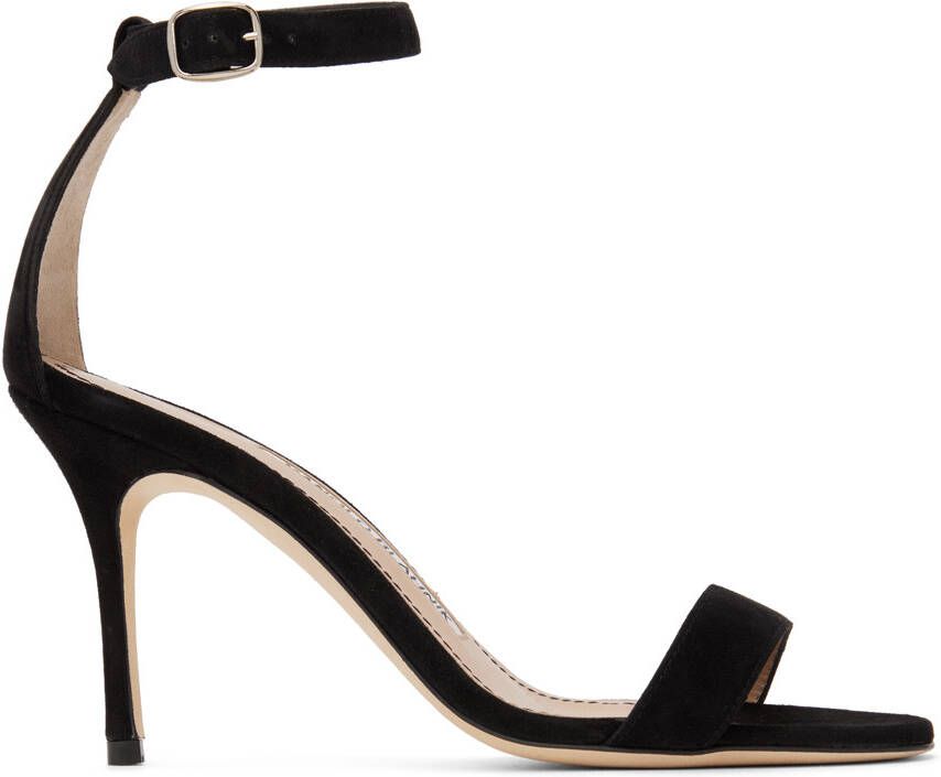Manolo Blahnik Black Chaos Sandals - Picture 5