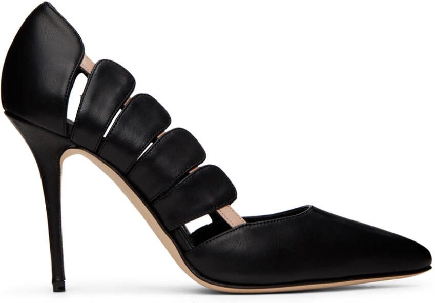 Manolo Blahnik Black Hazra Pumps - Picture 2