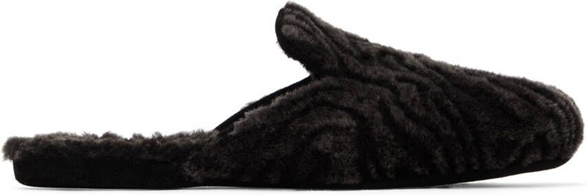 Manolo Blahnik Black Montague Loafers